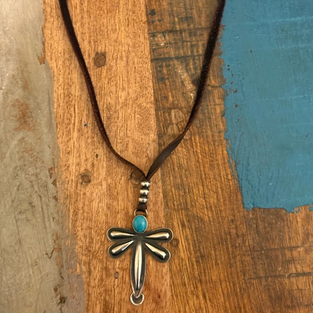 Sundance Boho Dragonfly Pendant Necklace